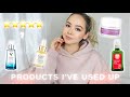 Skincare body products ive used up   mini product reviews