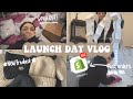 LAUNCH DAY VLOG | we sold out?!🥳