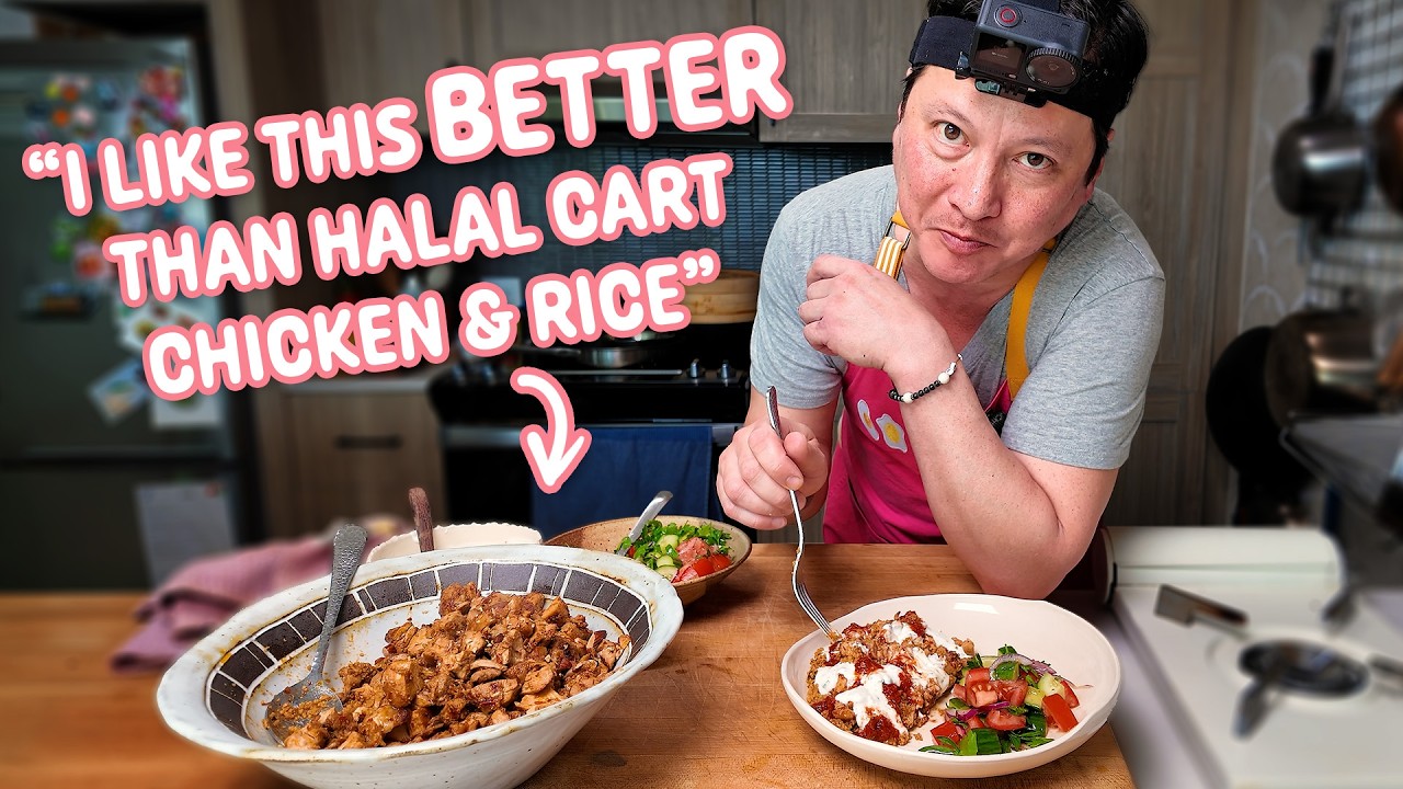Harissa Chicken with Couscous (A Halal Cart Chicken Remix)