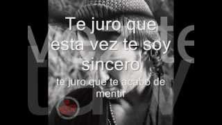 Video thumbnail of "te juro ricardo arjona letra"