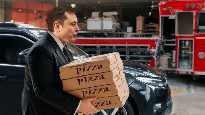 Elon Musk Walks Delivers Pizza To First Responders – What Happens Next Will  Make You Cry