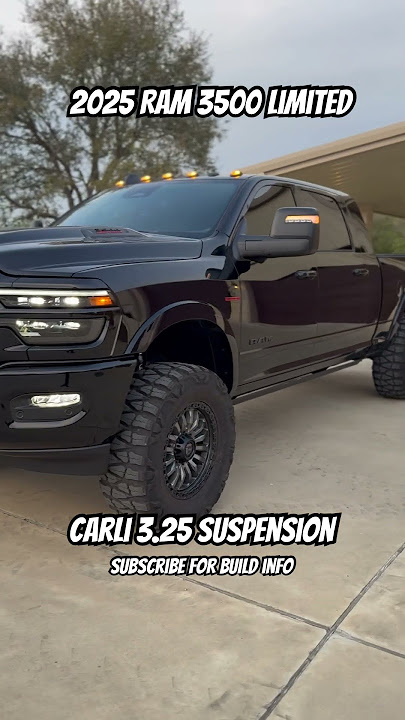 2025 Ram 3500 Limited Lifted Carli Suspension