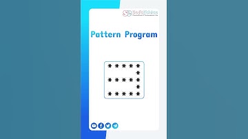 Pattern THREE | Code THREE pattern in less than a minute #shorts #patternshorts #patternprograms