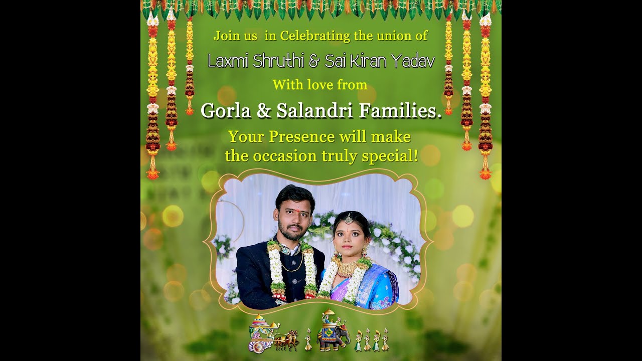Laxmi Shruthi  and  Sai Kiran Yadav