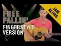 Free Fallin Finger style Jam Along With Scrolling Chords