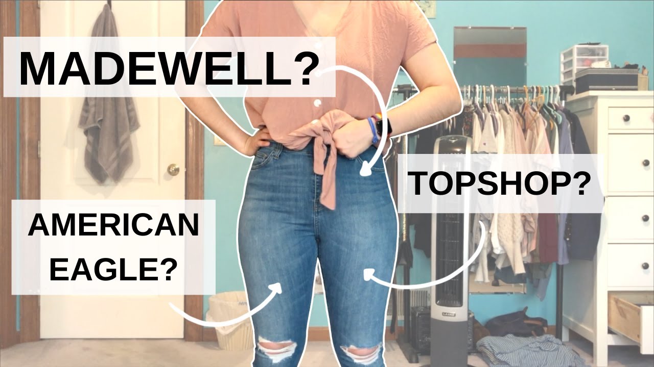 Are Madewell Jeans Really Worth It? | Jeans Comparison Challenge (H&M ...