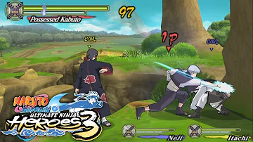 Naruto Shippuden: Ultimate Ninja Heroes 3 - 3 Player Free Battle Match (Japanese)