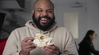 Kory Evans studies shape change in the skull of fishes across their evolutionary history