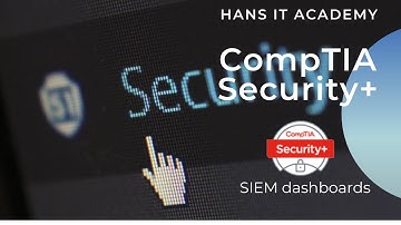SIEM dashboards - CompTIA Security+ SY0 601 Domain 4.15