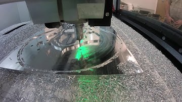 3mm Single-Flute End Mill Milling Holes in Aluminum