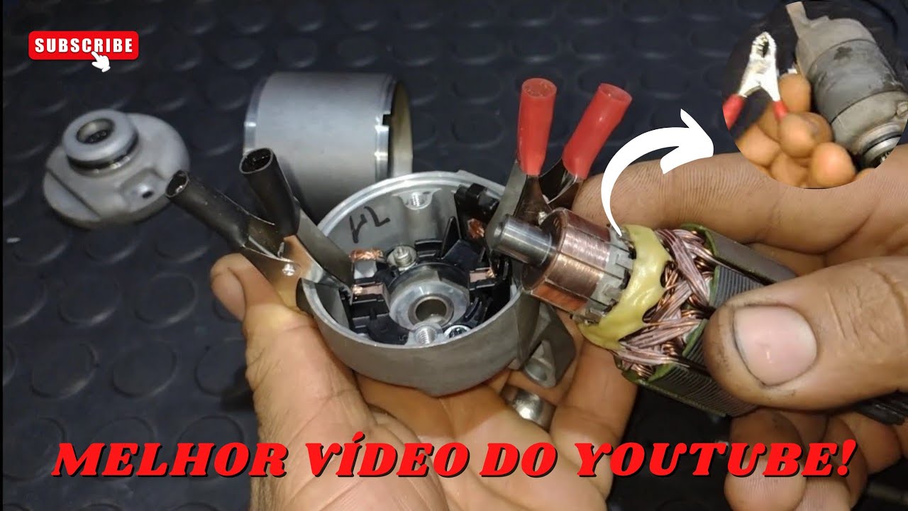 Melhor Vídeo de Troca de Escovas e Teste do Motor de Partida!