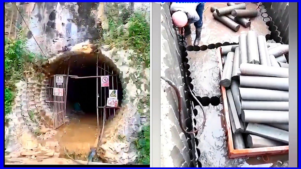 the people who worked hard to chisel mountains to build super tunnels