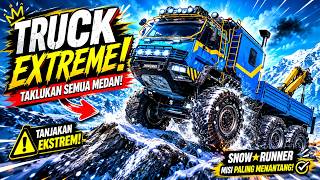 I Thought This Route Was Easy... Then THIS Happened! | SnowRunner Mission