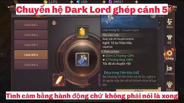 Mu vượt thời đại | Chuyển dark lord ghép cánh 5 cho anh em cùng Guild | Tam Thái Tử