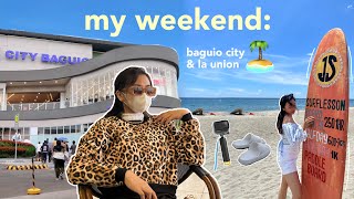 VLOG • Weekend in Baguio City and San Juan, La Union🌊🌴 | Philippines | Ysabelle Rumbaoa