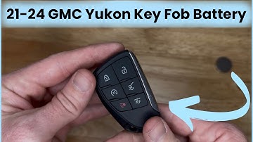 2021-2024 GMC Yukon Key Fob Battery Replacement