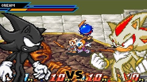 Sonic Battle - Dark Sonic VS Super Shadow Mod