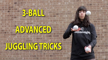 Advanced 3-Ball Juggling Tricks (with slow motion)