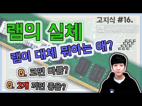 RAM 램의 이중성(feat. 메모리 계층) 램의 특징과 역할
