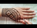 New stylish back hand mehndi design  easy  simple mehndi design  mehndi ka design  mehndi design