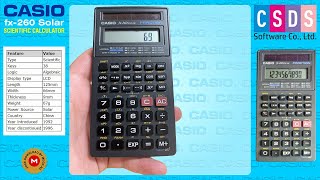 Casio fx-260 Solar Calculator Emulator and Free download Link