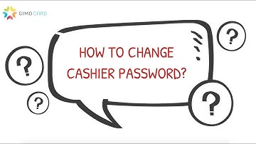 How to change your cashier password with GIMO Card - Website for Merchant?