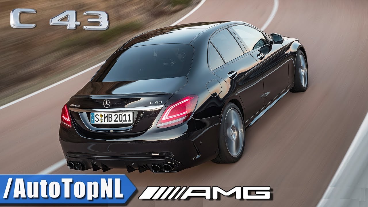 Mercedes Amg C Class C43 18 Facelift Looks Exhaust Sound Drive Youtube