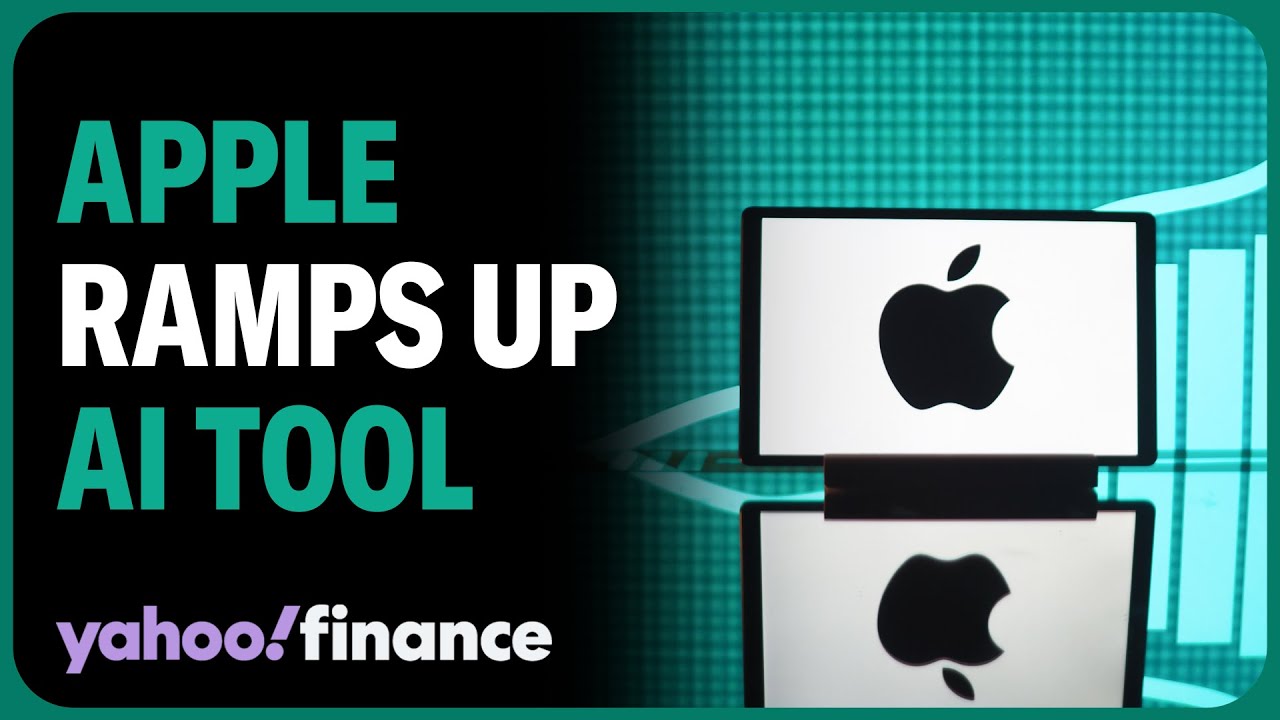 Apple ramps up AI tool to compete with Microsoft - YouTube