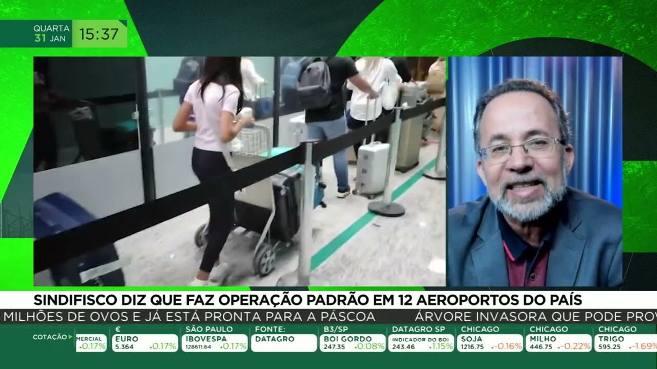 Sindifisco diz que faz operação padrão em 12 aeroportos do país