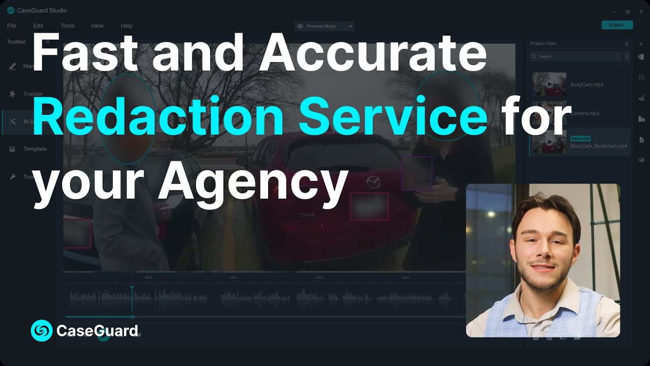 CaseGuard AI redaction demo