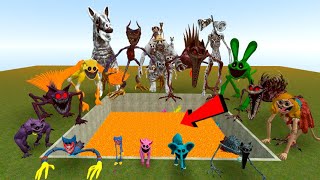 SPARTAN KICKING NEW POPPY PLAYTIME CHAPTER 3 VS ALL ZOONOMALY MONSTERS in the BIG HOLE in Garrys Mod
