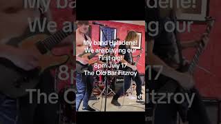 Haladene show July 17 #metal #livemusic #band #heavymetal #fitzroy #melbourne