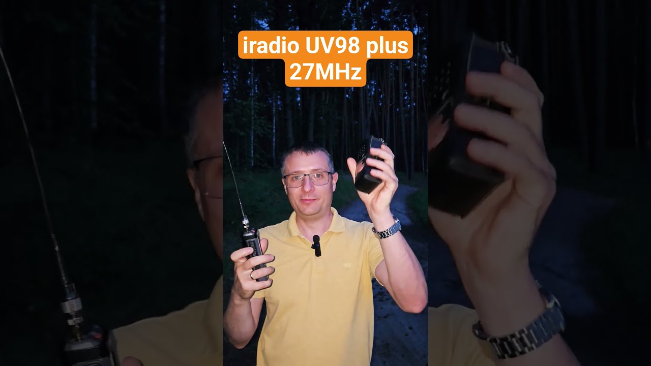 Iradio UV98 Plus 27MHz 145MHz 430MHz