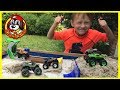 Monster Jam Toys - Monster Dirt Arena & 20 lbs of DIY Kinetic Sand!! (ft. FREESTYLE SHOW HIGHLIGHTS)