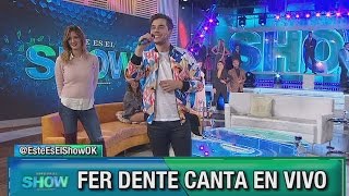 Fer Dente volvió a cantar y emocionó a todos