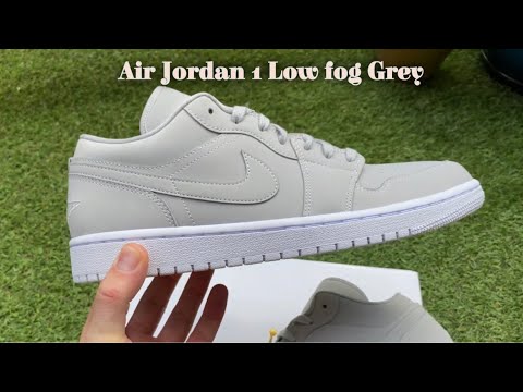 jordan 1 low fog grey