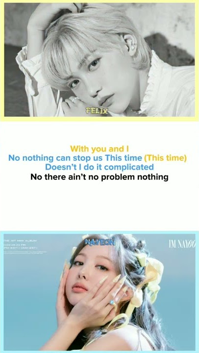 Nayeon 'No Problem' (ft. Felix of Stray Kids) Lyrics (Color coded lyrics Eng/Rom/가사) #shorts