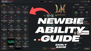 LORDNINE INFINITE CLASS: NEWBIE ABILITY GUIDE (BEST ABILITY FOR EARLY GAME)