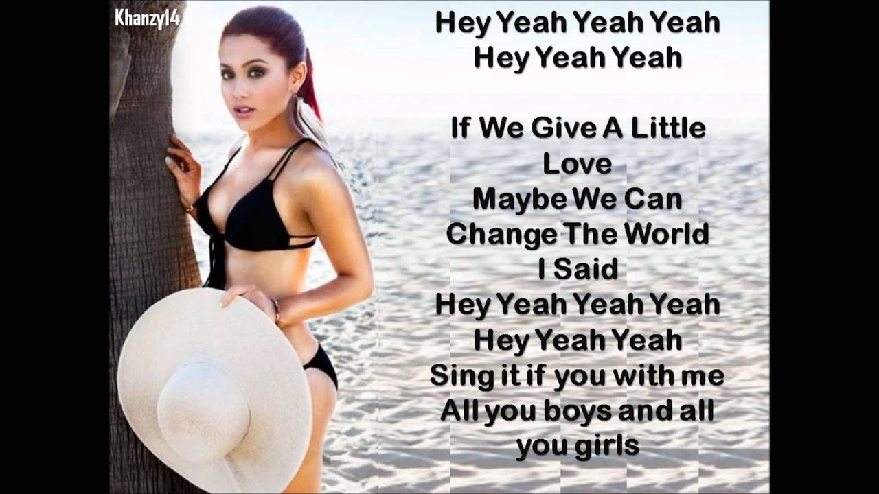 Ariana Grande Put Your Hands Up (Lyrics) On Secreen HD YouTube