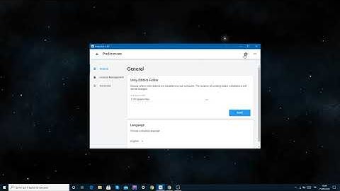 Change the Unity install location - Unity Hub