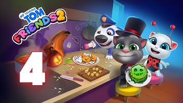 Spooky Halloween Update! 🎃 My Talking Tom Friends 2 Gameplay Walkthrough Part 4 (Android/iOS)