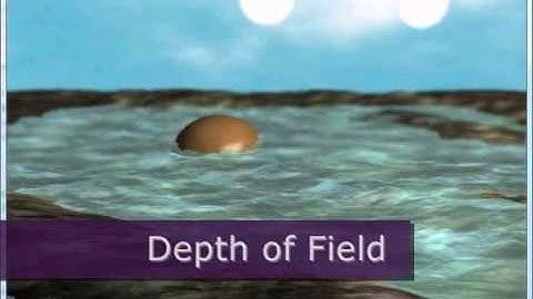 Double Project - Vertex Texture Displacement; Depth of Field