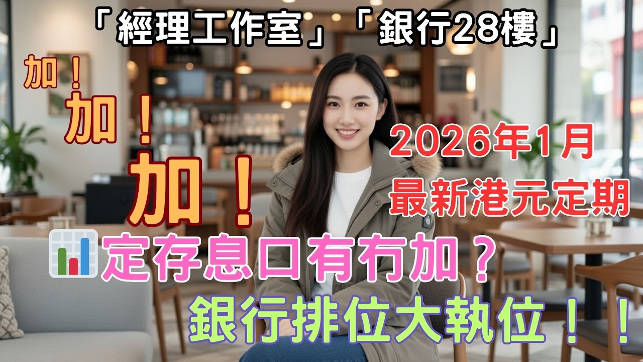 2026年1月港元定存高息排行 🔥 邊間最抵？