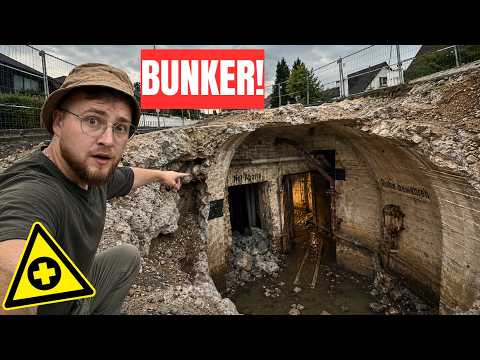 Construction workers👷find LOST BUNKER during roadwork 🚧 😱 – We CLIMB INSIDE!