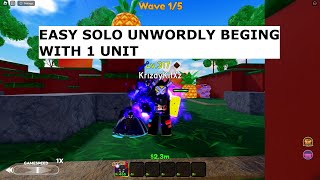 Roblox - Easy Unwordly Beging With 1 Unit (Griffin) - ASTD | Mizuki Yukino