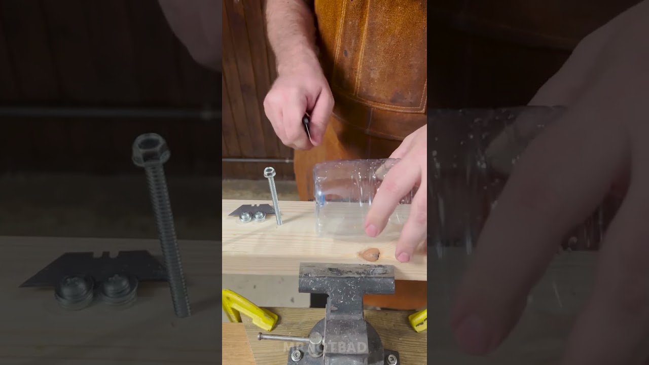 Butch Crafting DIY Recycled Bottle Cutter!