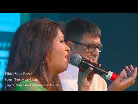 Tumhe Yaad Hoga I Satta Bazar I Hemant Kumar  Lata Mangeshkar I Live by Surojit Guha  Samanvitha