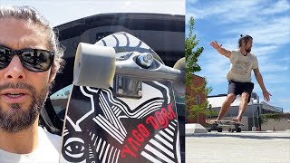 Carver Skateboard Review Yago Dora Skinny Goat   CX Trucks   YouTube