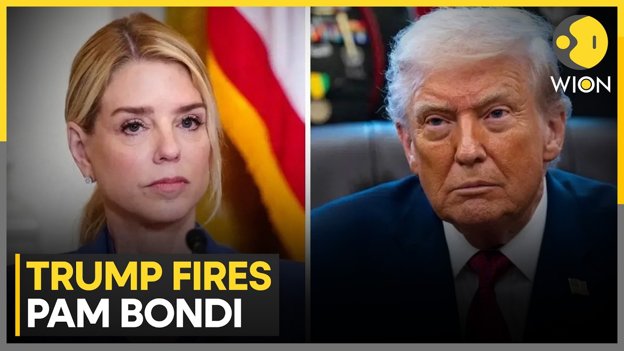 Trump Removes Pam Bondi As Attorney General | Epstein Files | WION World News