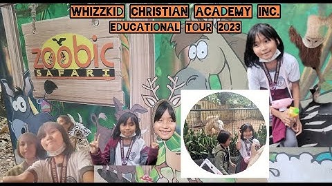 Zoobic Safari Educational Tour 2023 WCAI school | Travel Vlog | By Carol & Ryeeann Daily